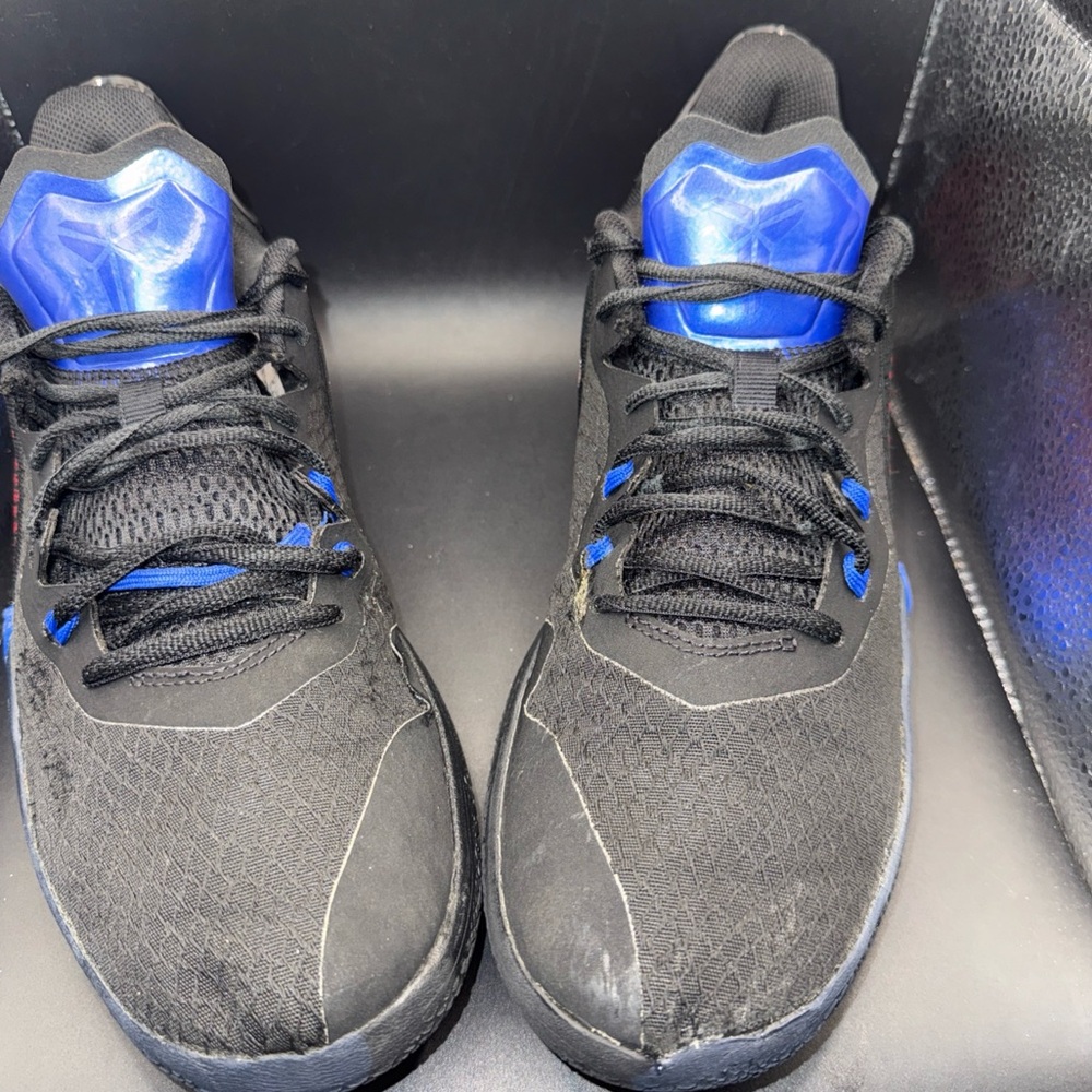 Size 9 - Nike Mamba Fury Black Racer Blue, CK2087-004, Clean, Fair, No Box